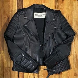 Leather Moto Jacket